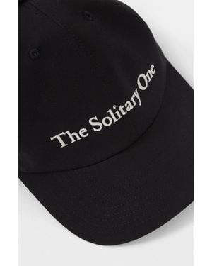 Ann Demeulemeester The Solitary One Baseball Cap - Black