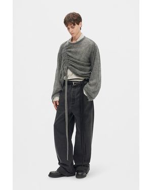 Ann Demeulemeester Michael 5-Pockets High Comfort Trousers - Grey