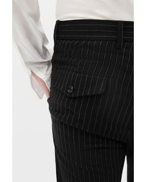 Ann Demeulemeester Stefan Flared Cropped Trousers - Black