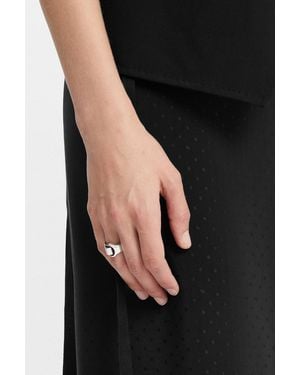 Ann Demeulemeester Une Link Ring - Black