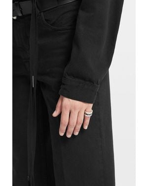 Ann Demeulemeester Marin Chain Ring - Black