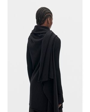 Ann Demeulemeester Nadine 3 Holes Top - Black