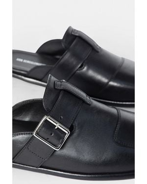 Ann Demeulemeester Ingul Flat Slides - Black