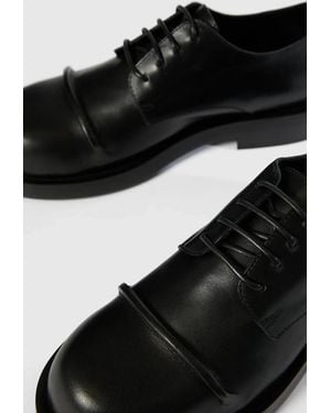Ann Demeulemeester Dex Pintuck Derby Shoes - Black