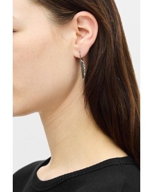 Ann Demeulemeester Mimmu Feather Earrings - Black