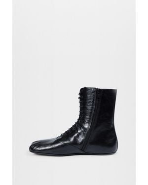 Ann Demeulemeester Monil Squared Ankle Boots - Black