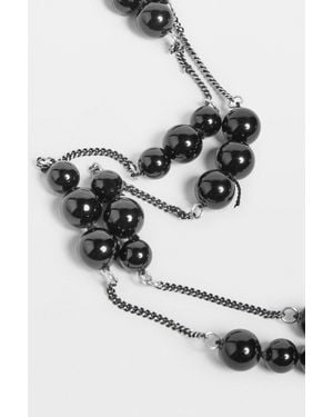 Ann Demeulemeester Lota Necklace With Beads - Multicolor