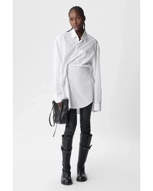 Ann Demeulemeester Florence Leather Legging - Gray
