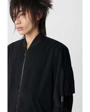Ann Demeulemeester Dries Standard Bomber - Black