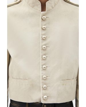 Ann Demeulemeester Harris Marsina Jacket - Natural