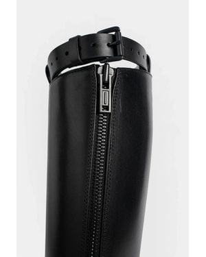 Ann Demeulemeester Stan Riding Boots - Black