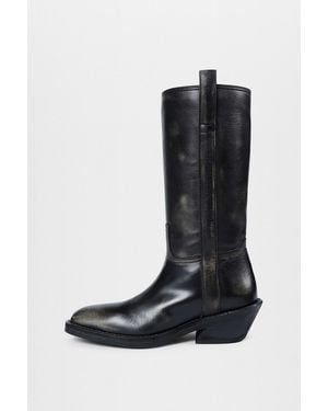 Ann Demeulemeester Laxit Pull On Boots - Black