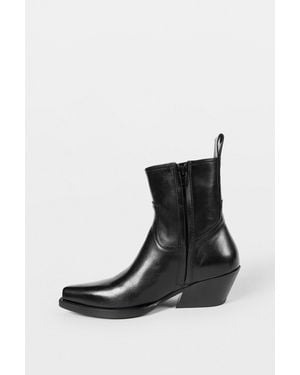 Ann Demeulemeester Imme Pointy Ankle Boots - Black