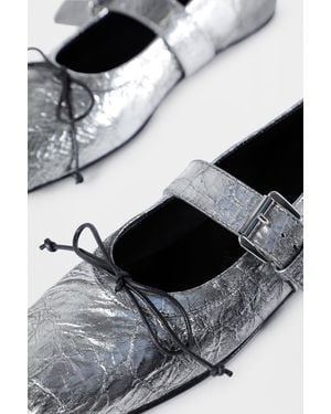 Ann Demeulemeester Zoey Ballerinas - Grey