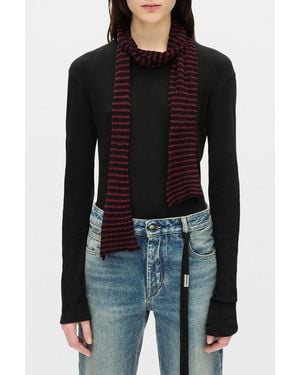 Ann Demeulemeester Osa Light Knit Scarf - Black