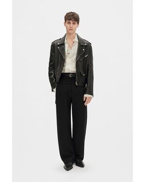 Ann Demeulemeester Leon Comfort Fit Trousers - Black