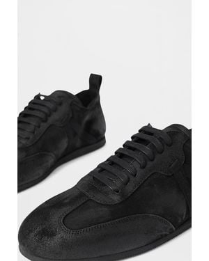 Ann Demeulemeester Siru Low-Top Boxing Trainers - Black