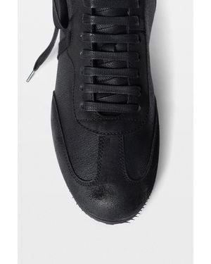 Ann Demeulemeester Fides Soft High Top Boxing Trainers - Black