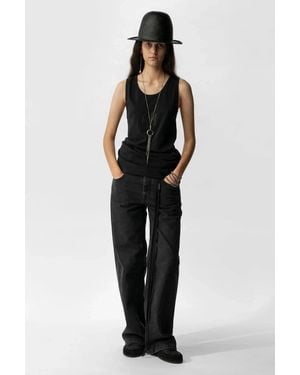 Ann Demeulemeester Claire 5 Pocket Comfort Trousers - Black