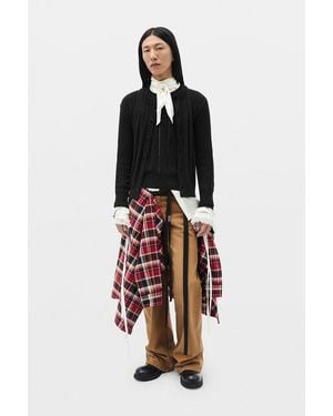 Ann Demeulemeester Modest 5-Pockets Relaxed Flared Pants - Multicolor
