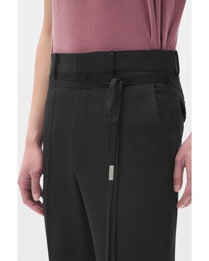 Ann Demeulemeester Rubert Classic Pants With Ribbon Belt - Multicolor