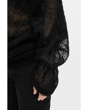 Ann Demeulemeester Christabel Bias Cut Jumper - Black