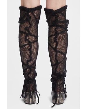 Ann Demeulemeester Blasius Leg Warmers - Black