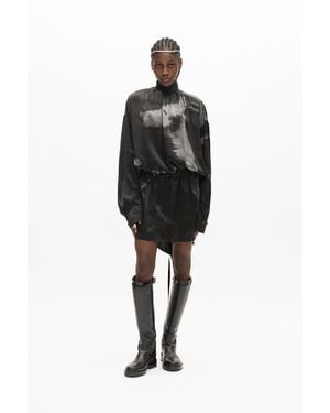 Ann Demeulemeester Yveta Long Sleeve Mini Dress - Black