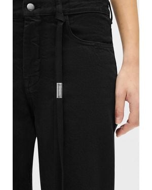 Ann Demeulemeester Toos Slim Fit Bootcut Pants - Black