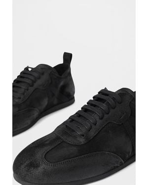 Ann Demeulemeester Siru Low-Top Boxing Trainers - Black