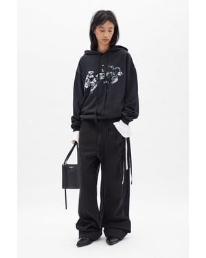 Ann Demeulemeester Cara Comfort Hoodie Sweatshirt - Blue
