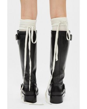 Ann Demeulemeester Jost Knee-High Socks - Black