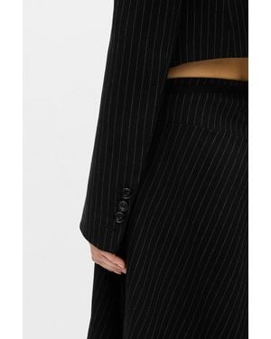 Ann Demeulemeester Manda Cropped Blazer - Black