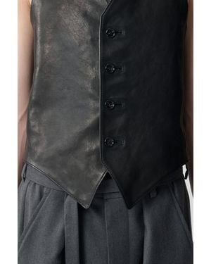 Ann Demeulemeester Alrik Classic Waistcoat - Black