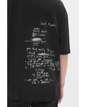 Ann Demeulemeester Dieter High Comfort Fit T-Shirt - Black
