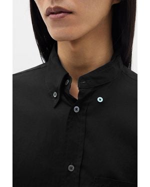 Ann Demeulemeester Wessel Monogram Shirt - Black