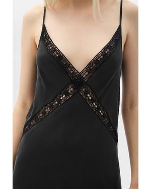 Ann Demeulemeester Lala X-Long Bias Dress - Black