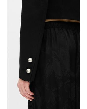 Ann Demeulemeester Bab Stand Collar Blouson - Black