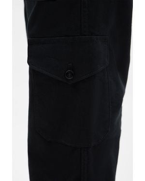 Ann Demeulemeester Vito Utility Straight Leg Cropped Trousers - Black