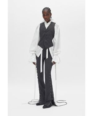 Ann Demeulemeester Stanse Classic Waistcoat - White