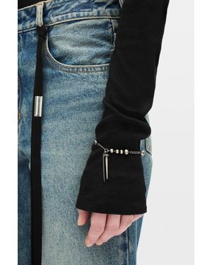 Ann Demeulemeester Jette Beads Bracelet - Black
