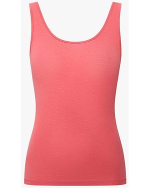 Another Tomorrow Slim Tank Top - Pink