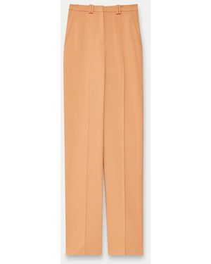 Another Tomorrow Fluid Trouser - Orange