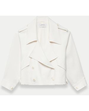 Another Tomorrow Fluid Cropped Trench - Natural