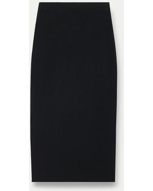 Another Tomorrow Tube Skirt - Black