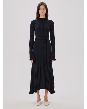 high end knit dresses Beige Knit Dress - Alexander McQueen - Women