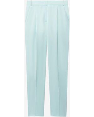 Another Tomorrow Peg Trouser - Blue