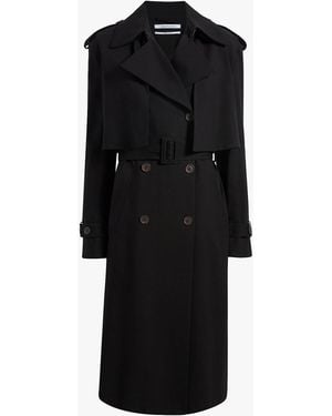 Another Tomorrow Convertible Trench - Black