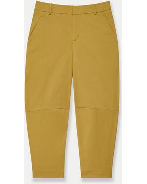 Another Tomorrow Curved Chino - Yellow