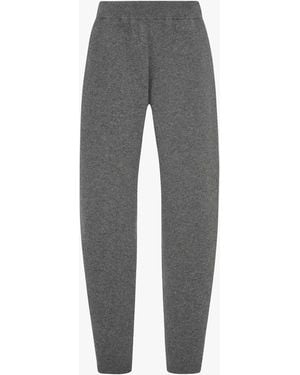 Another Tomorrow Tapered Knit Pant - Gray